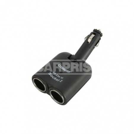 adjustable double cigarette lighter plug 12v 5 amp
