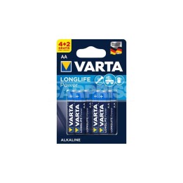 blister 4+2 batterie alcaline lr6 aa