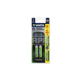 caricabatteria con batterie 4aa 2100 r2u + 2aaa 800mah r2u