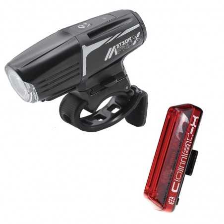 kit luces delantera y trasera  meteor-x auto pro/comet-x