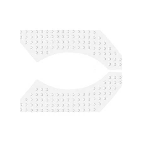 lamina adhesiva bumps burbujas antideslizante transparente 250x350mm