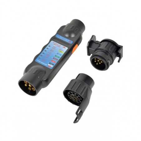 tester til trailerforbindelse med adaptere