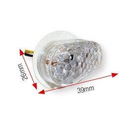 intermitentes universales homologados basic led 26x39 mm