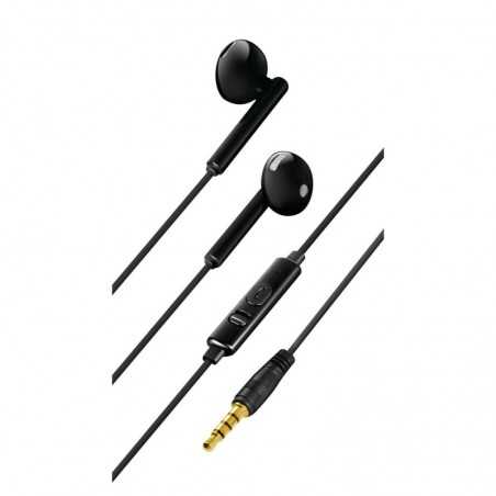 auriculares estéreo con micrófono y cable antienredos de lampa