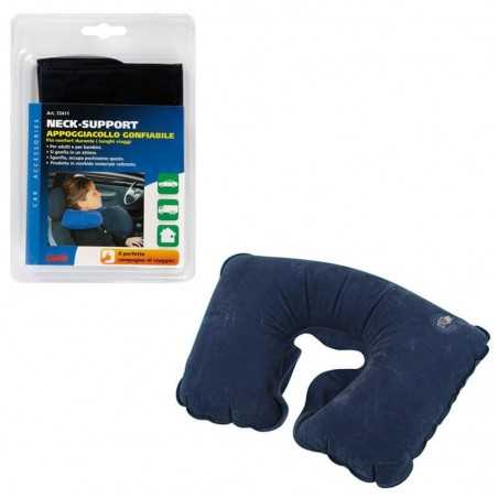 lampa inflatable cervical pillow - soft and velvety material
