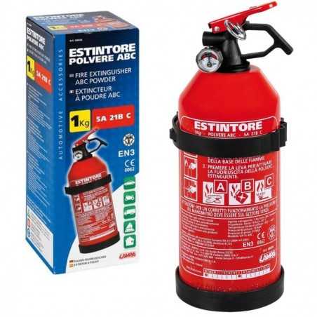 extintor 1 kg homologado 5a 21b (c) abc polvo