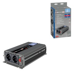 transformador con puerto usb 5v 12v - 220v 1000w lampa