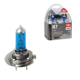 box of 2 h7 blue-xe 12v 100w px26d lamps for an ultra-white light beam