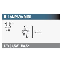 lampă bec 2752mf 12v1,5w