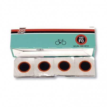caja de parches para pinchazos tip-top red f0 (100 unidades)