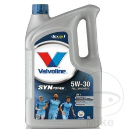 aceite de motor sintético para coche 5w30 dx1 5l  synpower