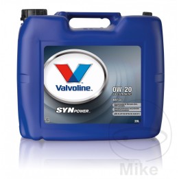 aceite de motor sintético para coche 0w20 mst c5 20l   synpower