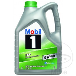 aceite de motor sintético para coche 0w40 esp x3 5l