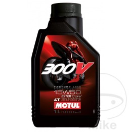 aceite de motor sintético para moto 15w50 4t 1l    300v fl road racing