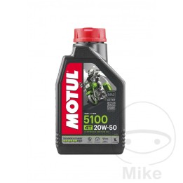 aceite de motor sintético para moto 20w50 4t 1l   hc- 5100 altn: 7140387