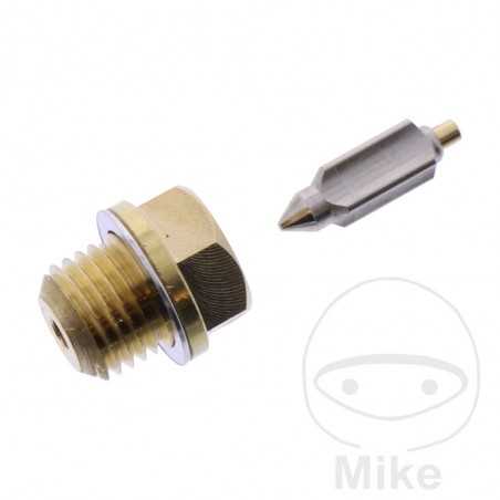 carburetor float needle with insert