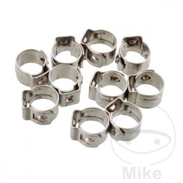 perforovaný pásek svorky ø 8.5 mm wd 7 mm stainless steel (10u)