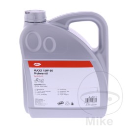 aceite de motor sintético para moto maxx 15w50 4t 4l