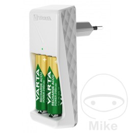 charger with 2 rechargeable batteries easy mini 2 aa 2100 mah