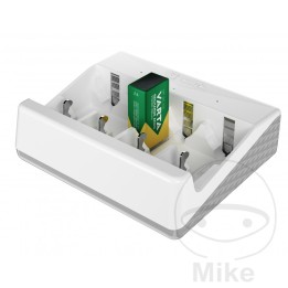 caricabatterie per batterie ricaricabili easy akkus