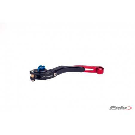 clutch handle, black body extendible red