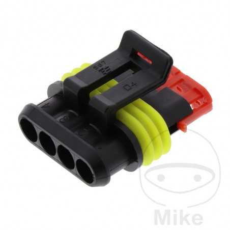 carcasa conector eléctrico 4 polos