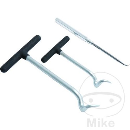 kit 3 ganchos para extraer retenes