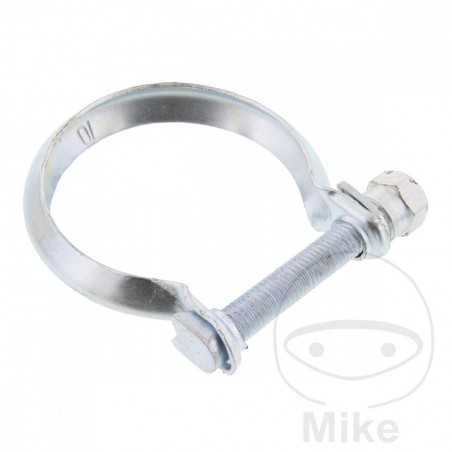 abrazadera de escape con tornillo