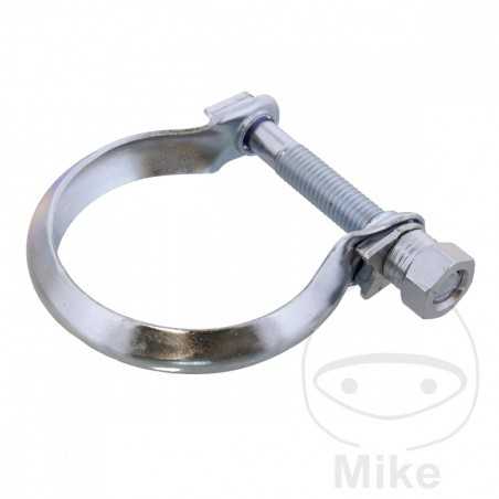 abrazadera de escape con tornillo
