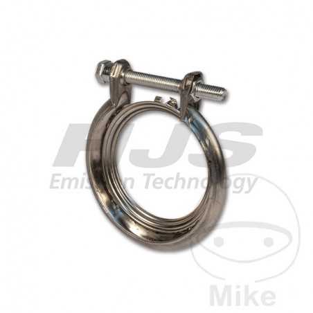 abrazadera de escape con tornillo