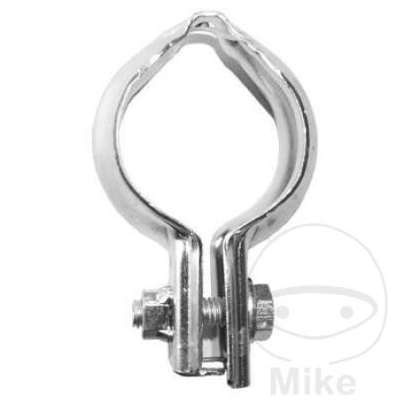 abrazadera de escape con tornillo