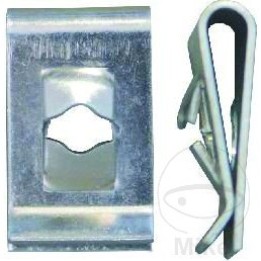 sada 10 kovových matic karoserie 4.8 mm