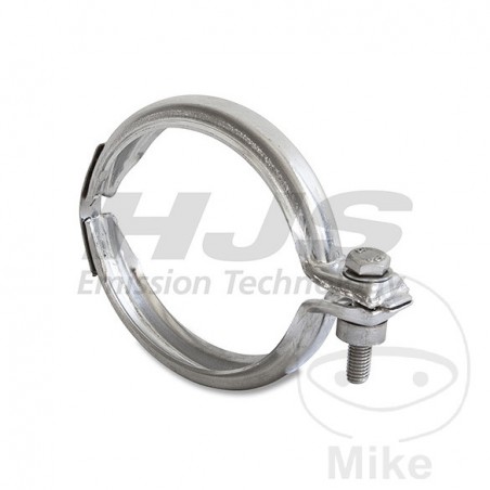 abrazadera de escape con tornillo