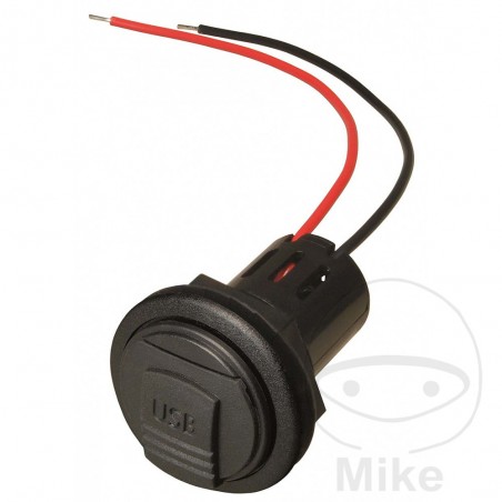 enchufe usb doble con tapa m+s