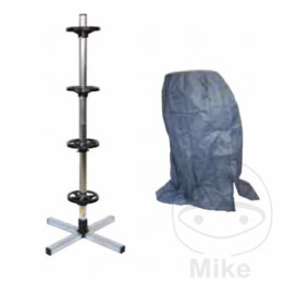 soporte para llantas con cubierta