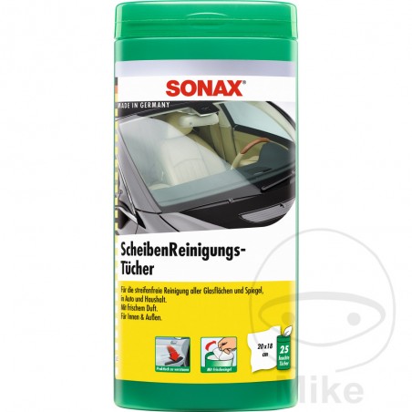 box mit 25 fensterputztüchern