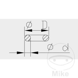 fork o-ring 2.1 x 12.5 mm