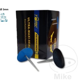 pack 24 parches seta interior reparar cubierta neumático 3 mm