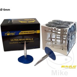 pack 24 parches seta interior reparar cubierta neumático 6 mm