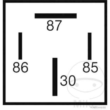 lukkerelæ 70a 12v
