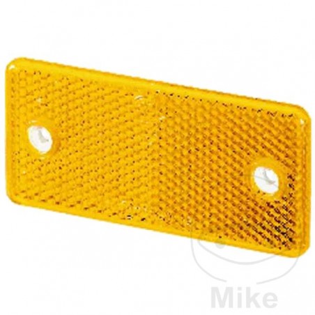 štvorcový katadioptrický reflektor pre príves