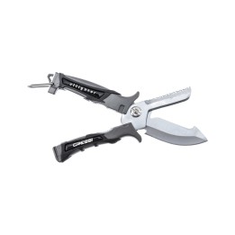 diving knife stainless steel alligator scissors cressi