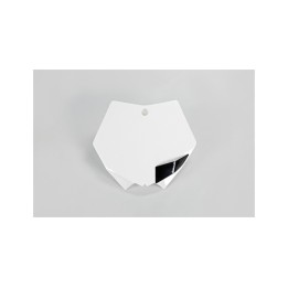 white front number plate for motorcycles ufo kt03093-047