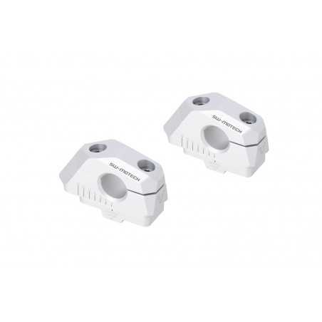 variable motorcycle handlebar riser with displacement ø22