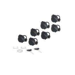 juego 7 cerraduras /2 llaves para maletas trax
