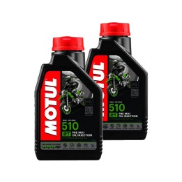 kit de 2x aceite de motor 510 2t 1l