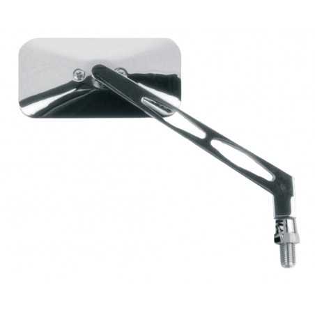 espejo retrovisor custom rectangular derecho cromado
