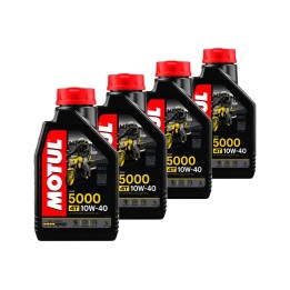 kit de 4x aceite de motor 5000 10w40 4t 1l