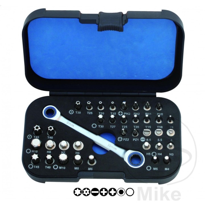 Set van 37 ratelbits 632.00.05