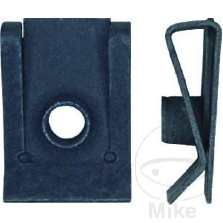 pack de 10 écrous tôle corps m5